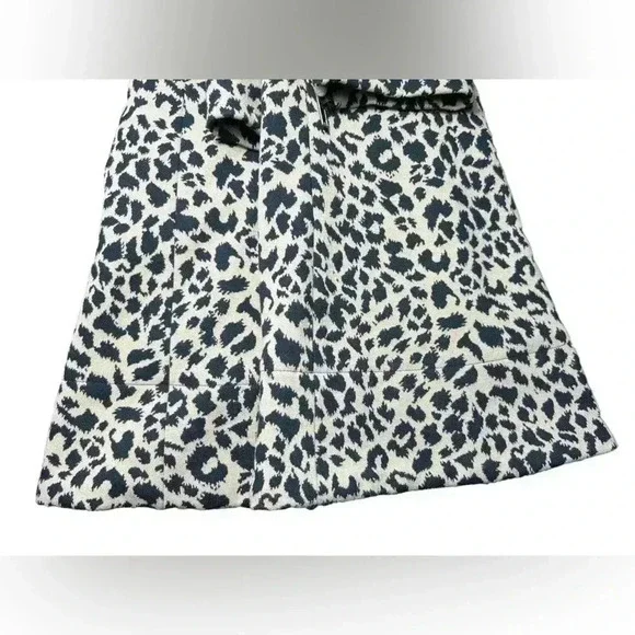 Grace Dane Lewis Leopard Print Flared Dress Coat – Size 4 - Picture 8 of 11